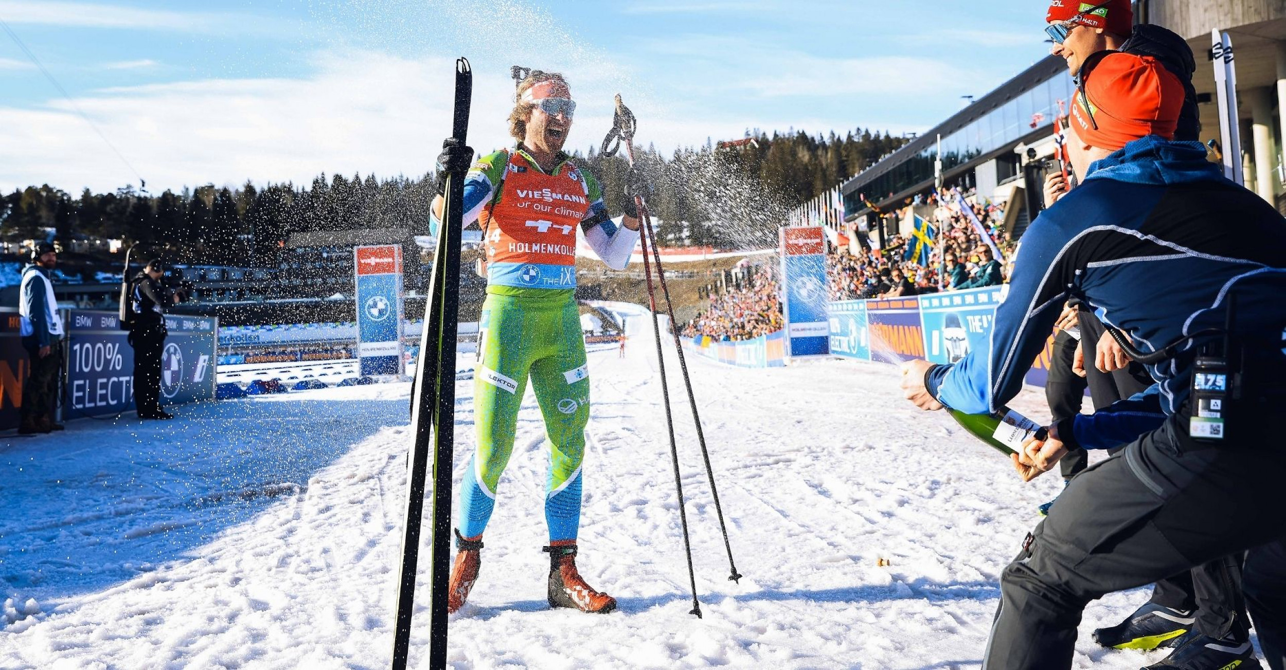 Klemen Bauer waved goodbye to biathlon